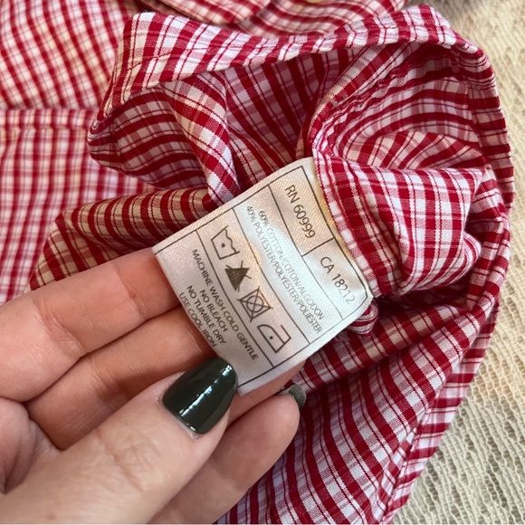 Men’s Antigua New England Patriots check original logo “Pat Patriot” button down - Picture 6 of 9